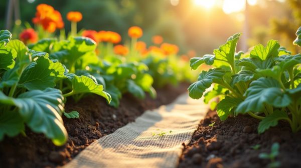 Quels avantages du géotextile pour votre carré potager ?