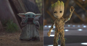 Bebe Child Yoda ou Child Groot, lequel prendriez-vous dans votre vaisseau?